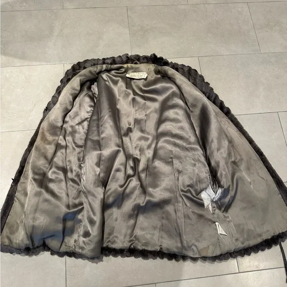 Genuine Rabbit Fur Coat - Picture 7 of 9